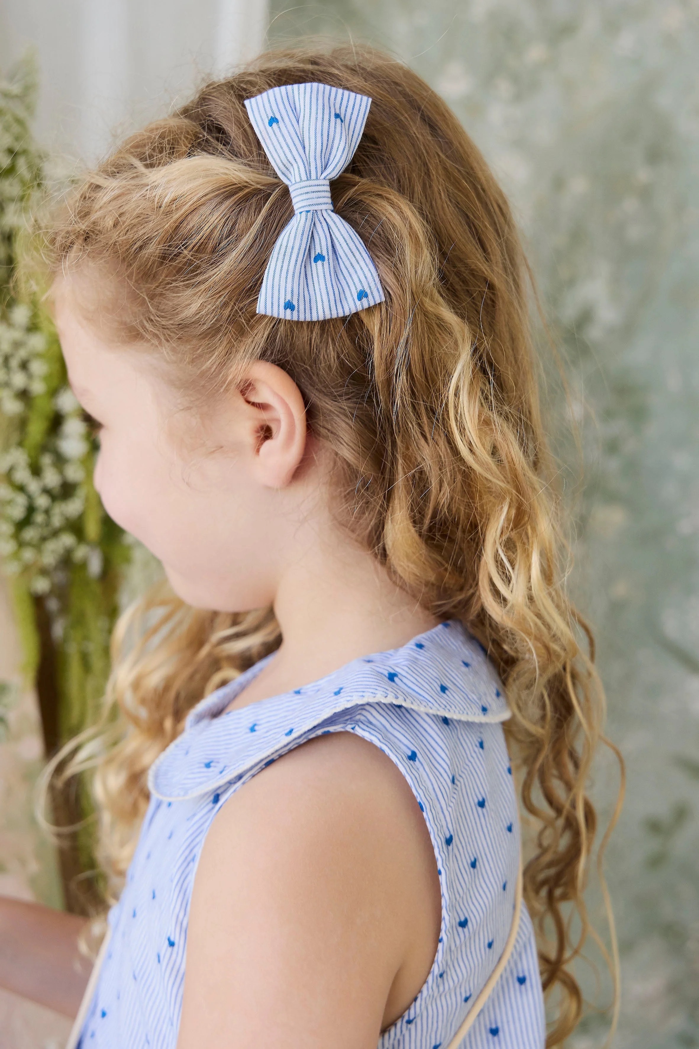 【預購】JAMIE KAY - Organic Cotton Desiree Bow（Mon Amour Stripe Indigo）