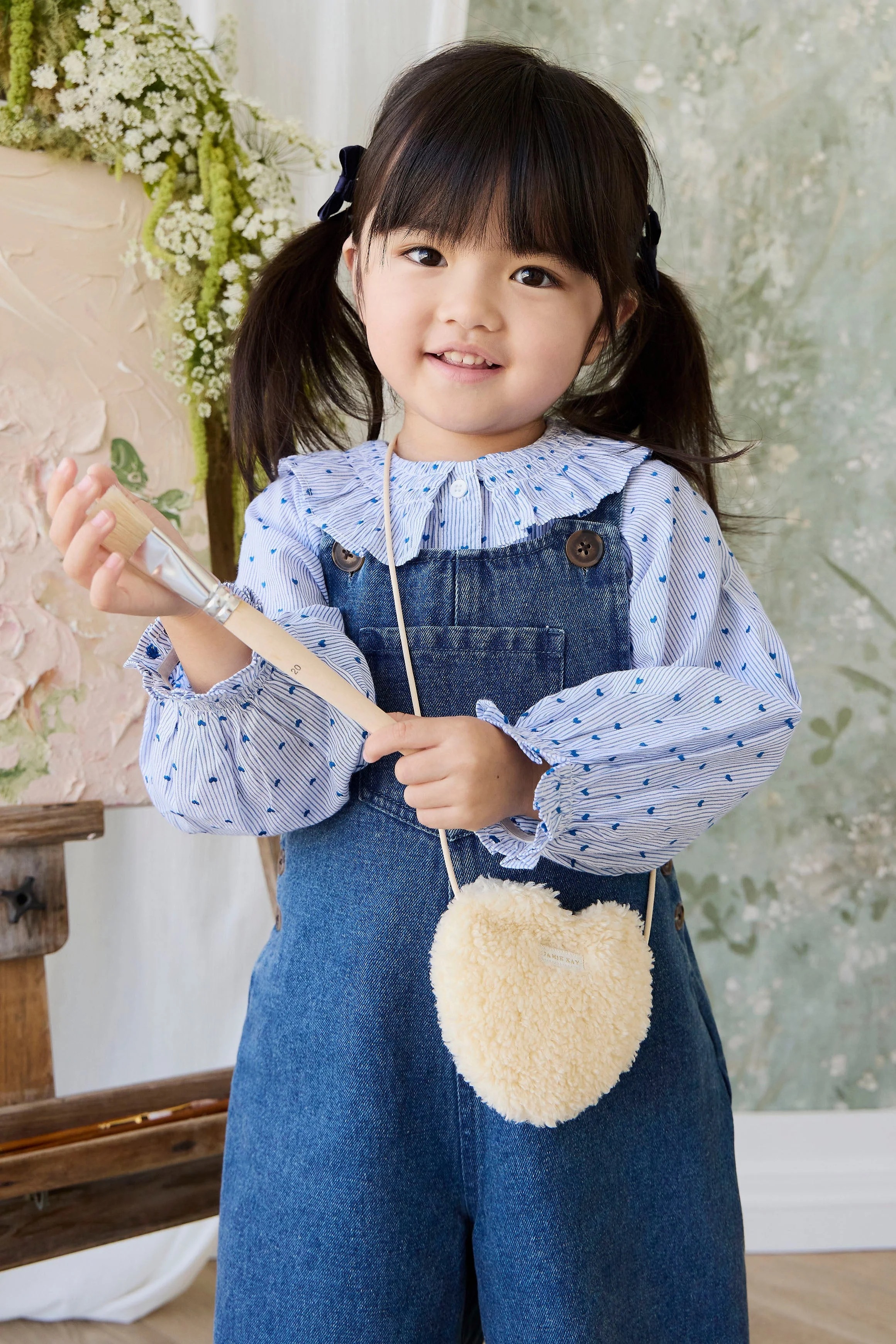 【預購】JAMIE KAY - Organic Cotton Bellamy Blouse（Mon Amour Stripe Indigo）