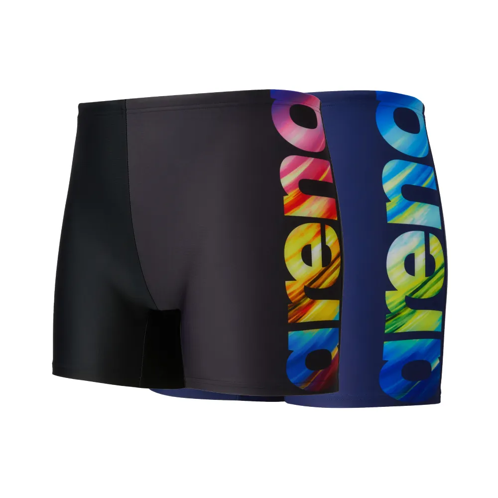 Arena - 男裝 GRADATION LOGO 訓練泳褲 TSF4027M