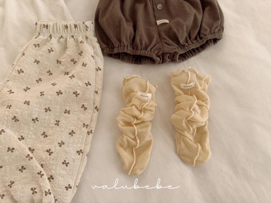 正韓夏valubebe 嫩嬰三色捲捲襪