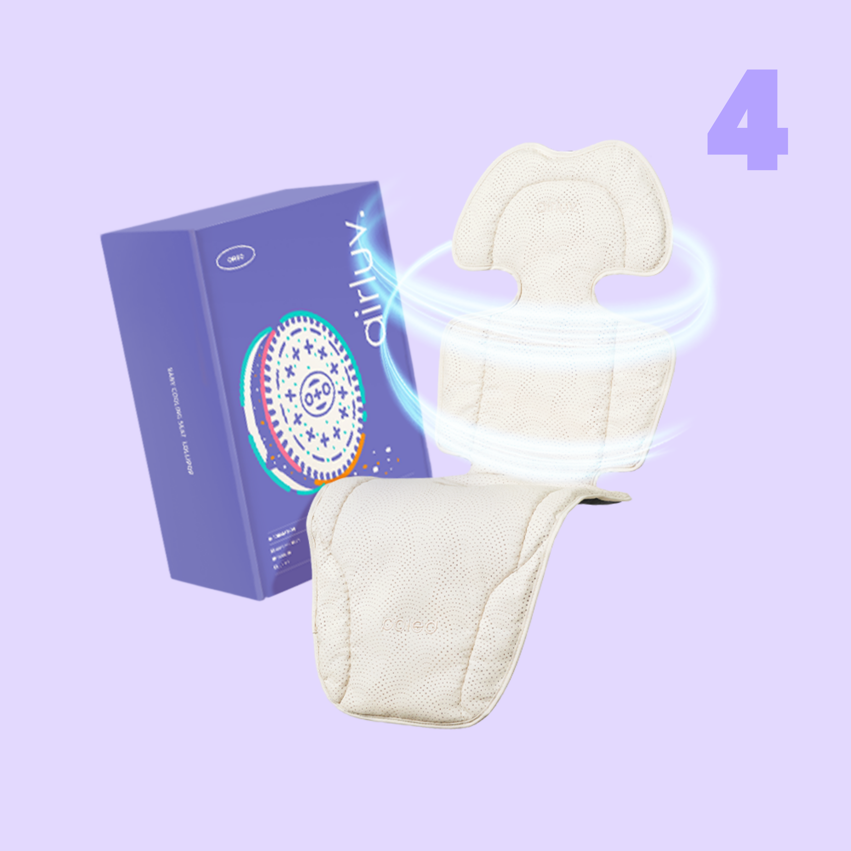 Poled AIRLUV4 Oreo 智能手推車涼感墊