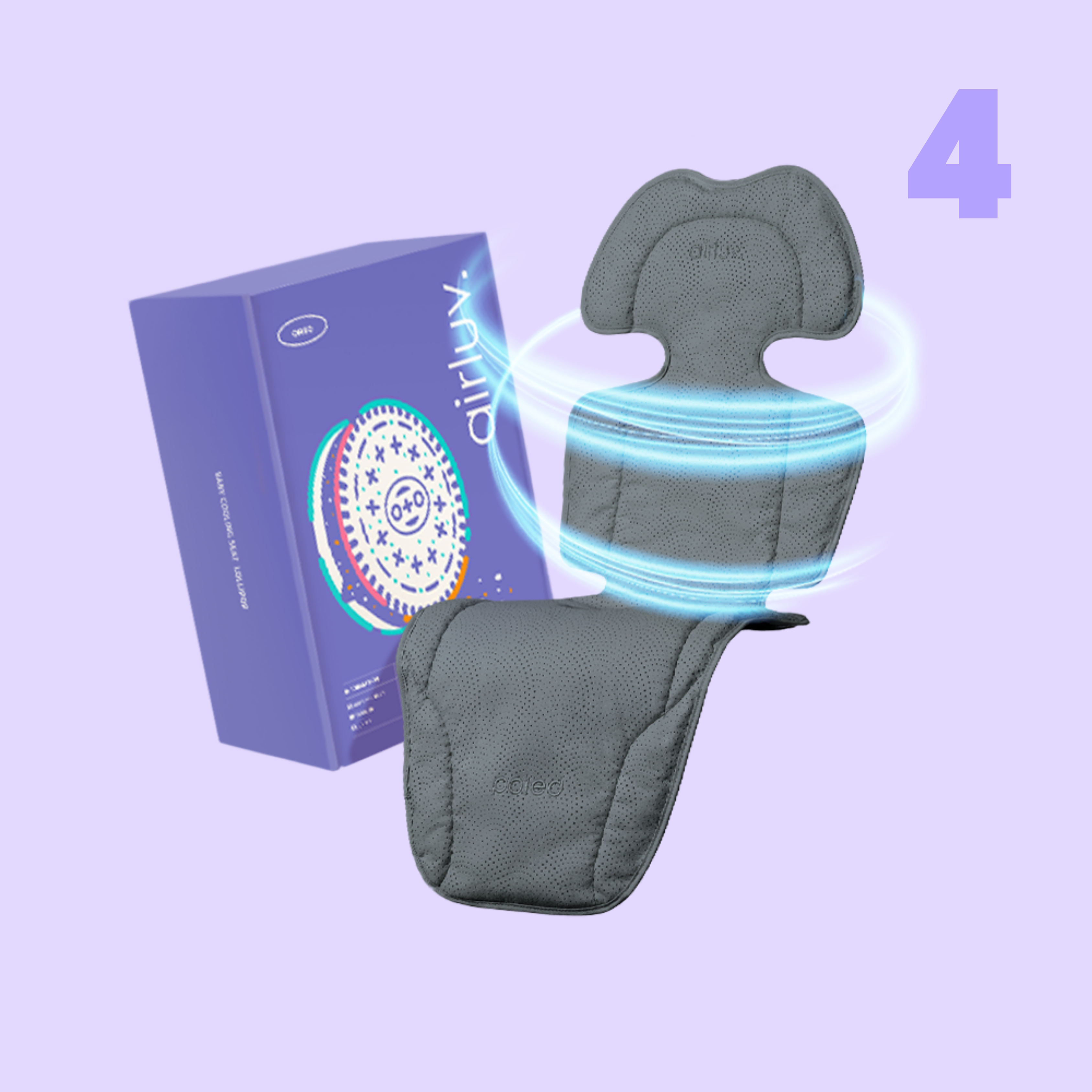 Poled AIRLUV4 Oreo 智能手推車涼感墊