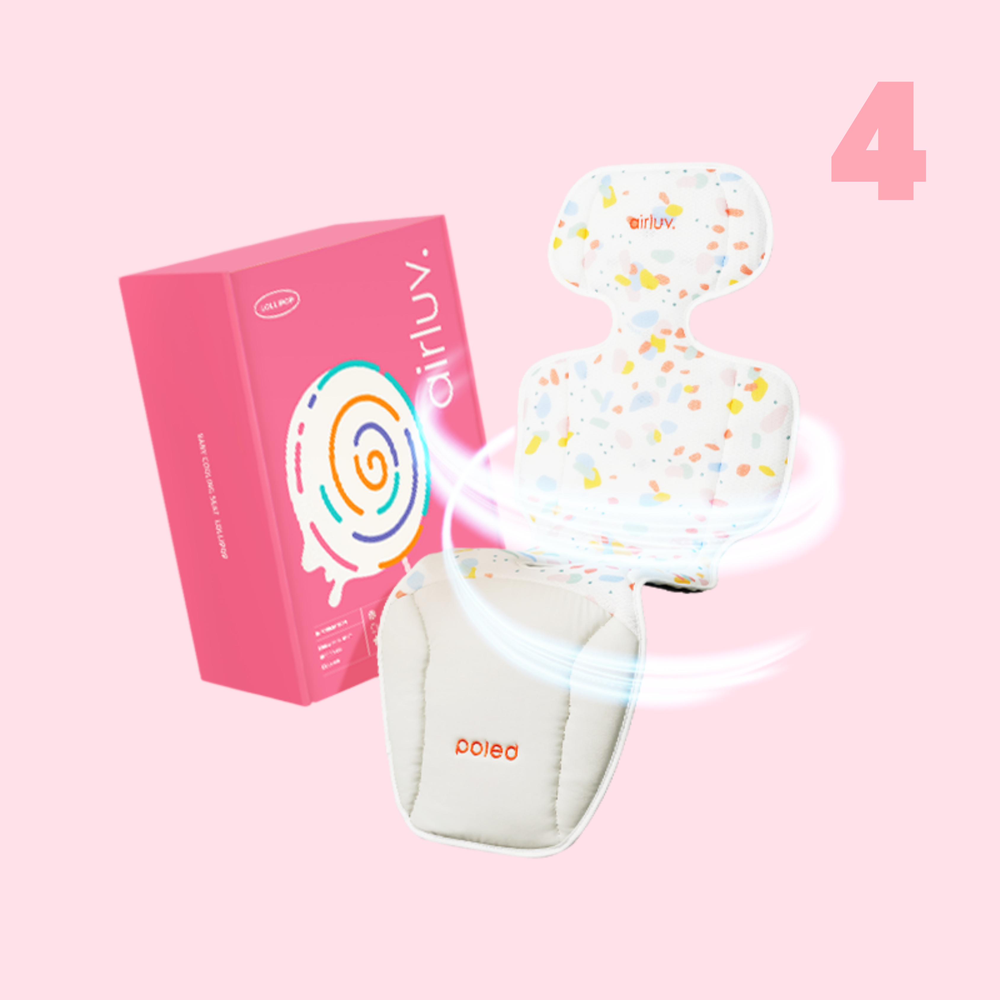 Poled AIRLUV 4 Lollipop 智能手推車涼感墊