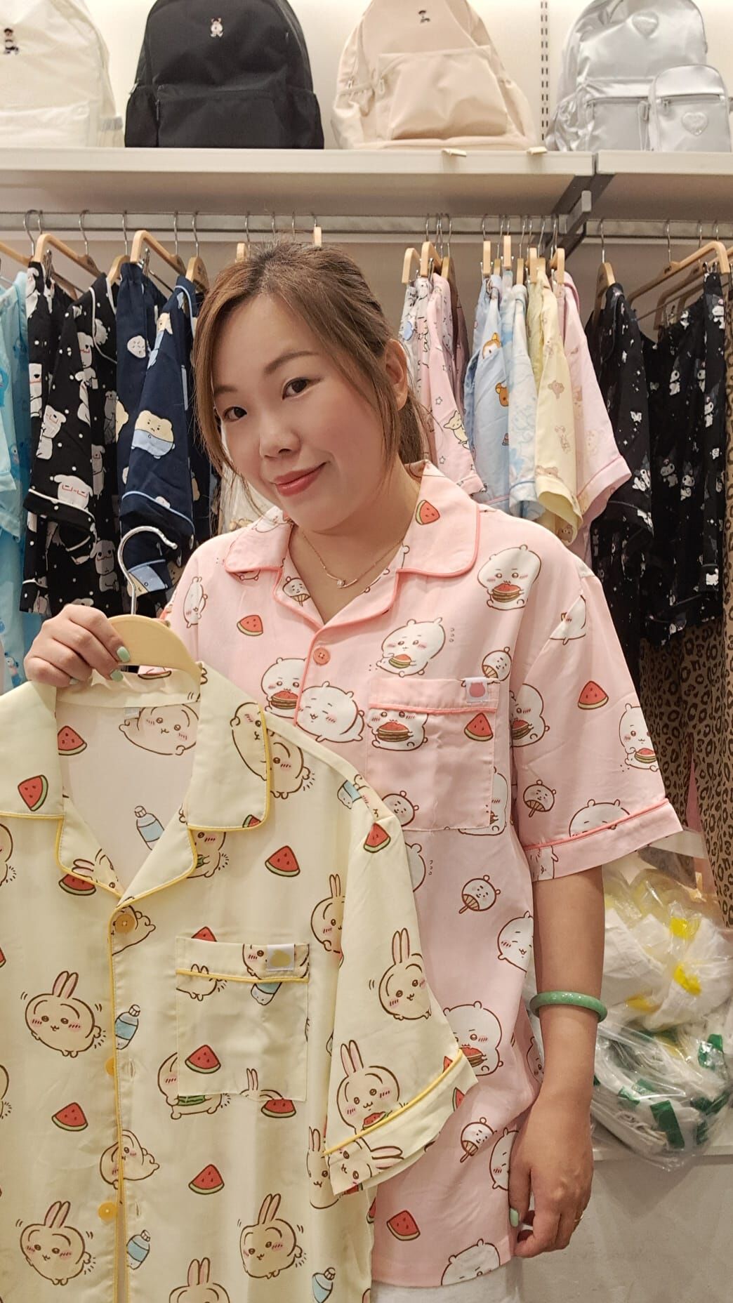 韓國代購 SPAO CHIIKAWA 短袖睡衣套裝 SPPPG25U05