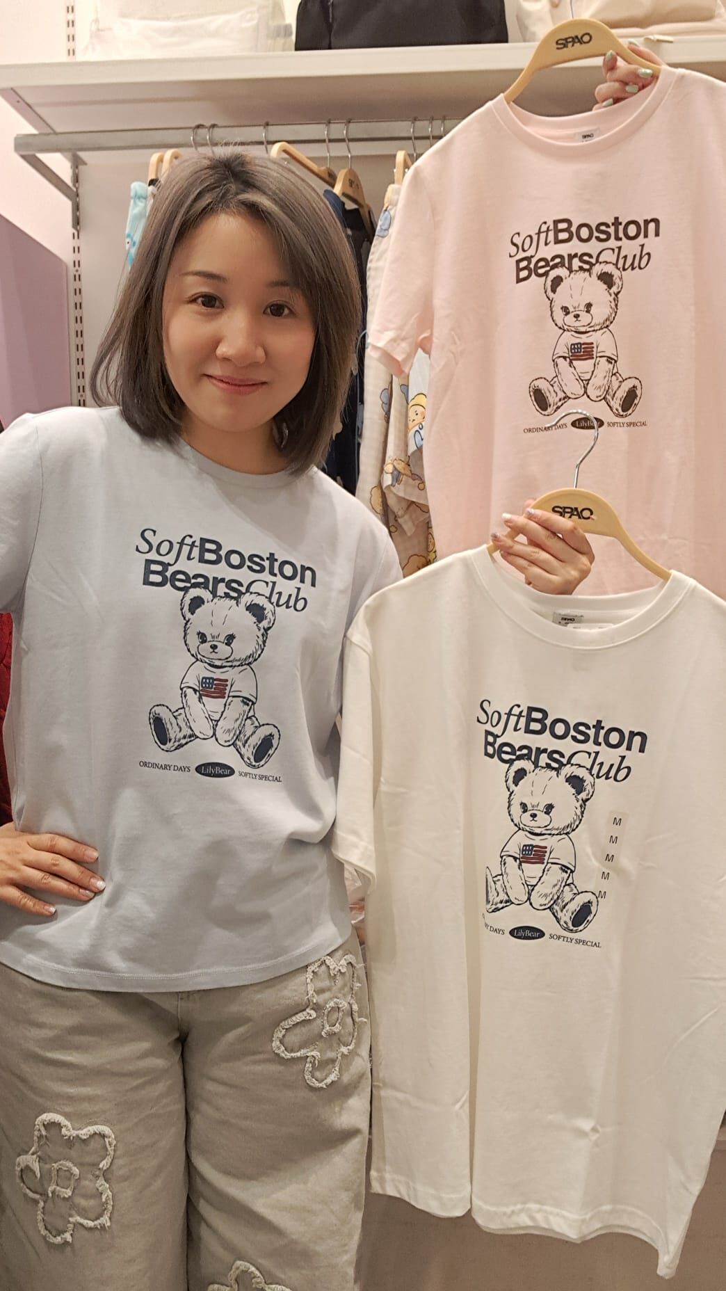 韓國代購 SPAO 新款小熊女裝短袖SP0321