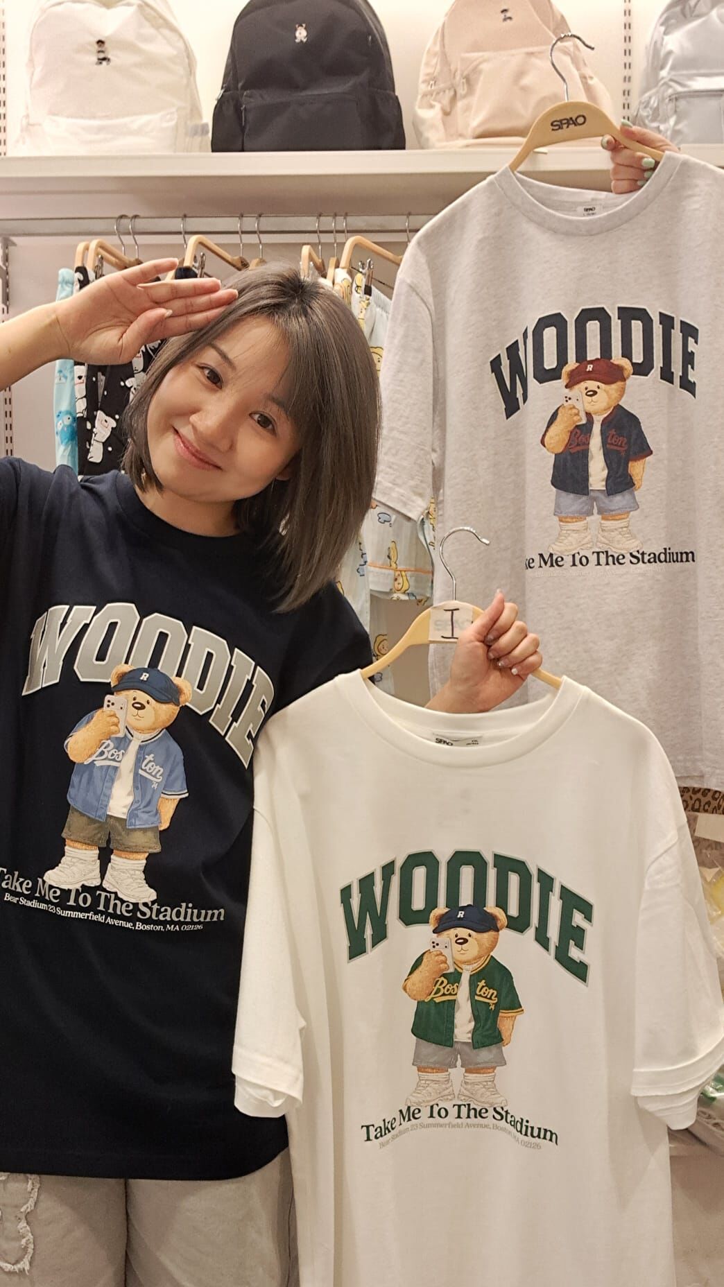 韓國代購 SPAO 新款小熊T恤 SPRPG25C50