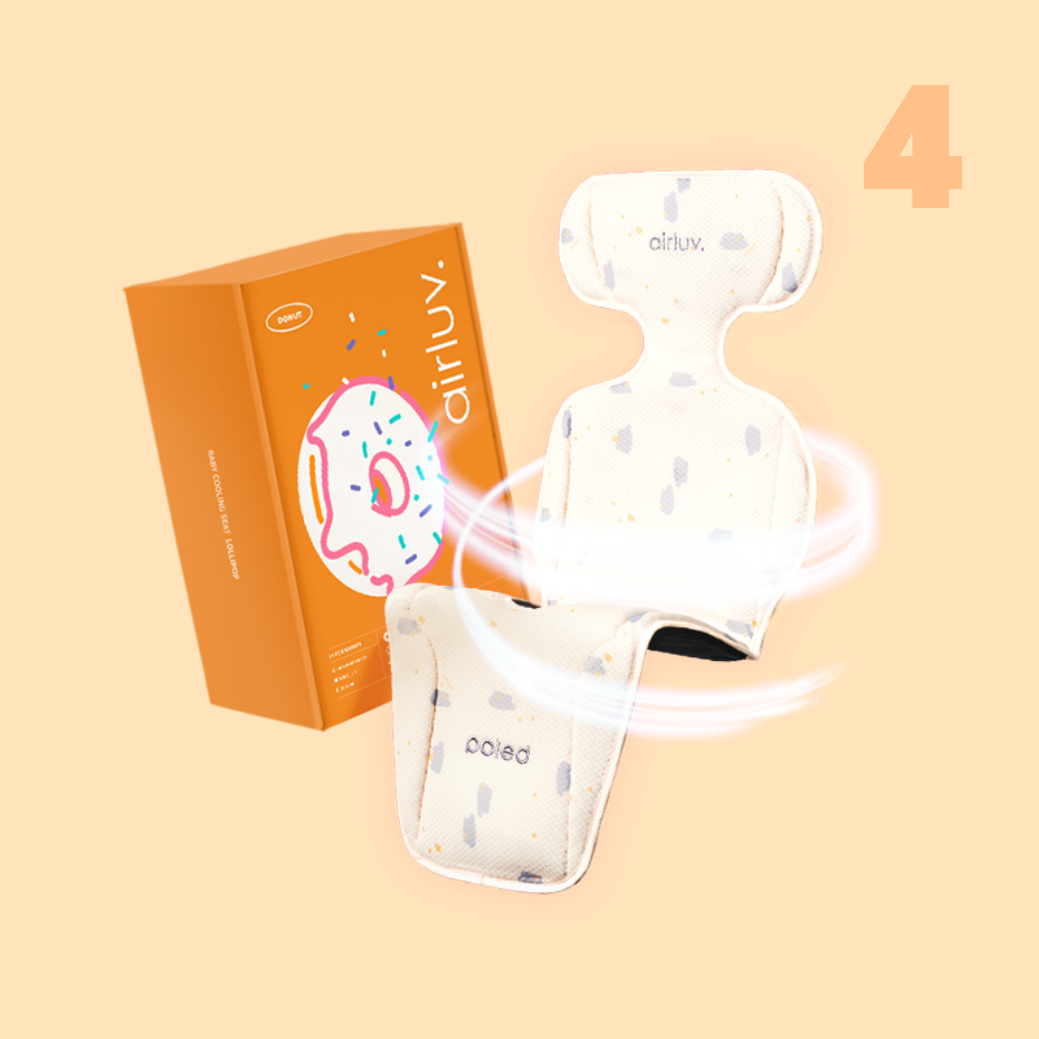 Poled AIRLUV4 Donut 智能手推車涼感墊