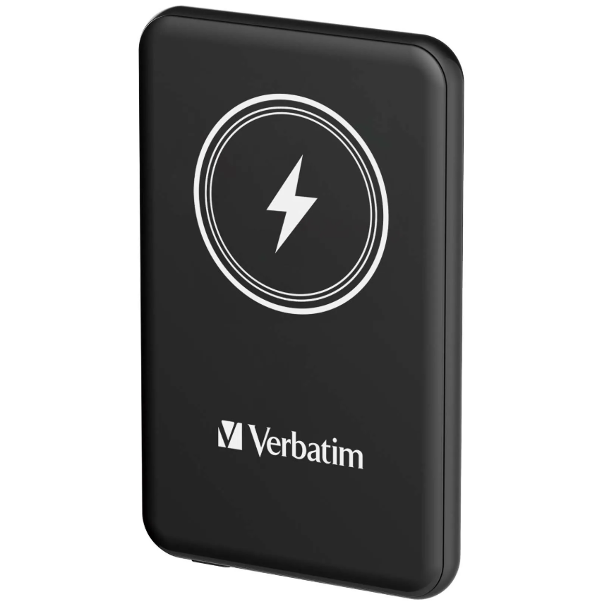 Verbatim 磁吸無線電源 5000mAh (MCP-05) (3C認證)  32240 - Black