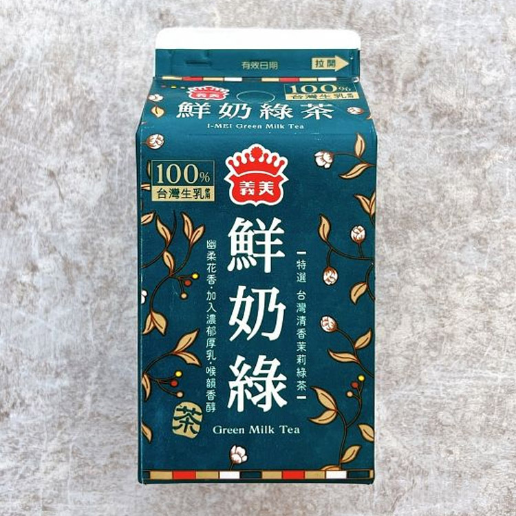 義美-鮮奶綠 375ml