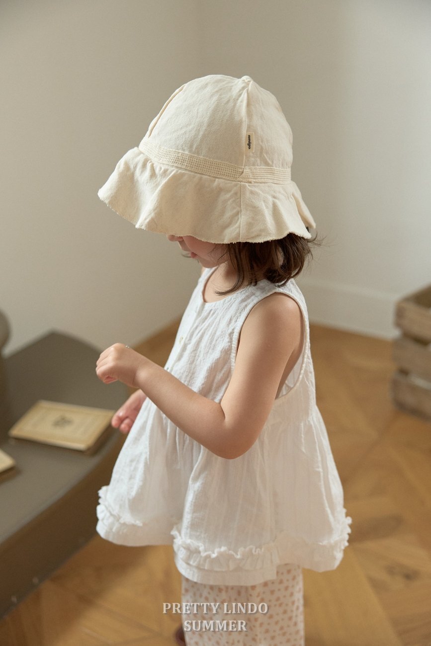 正韓夏Lindo 兩色遮陽漁夫帽