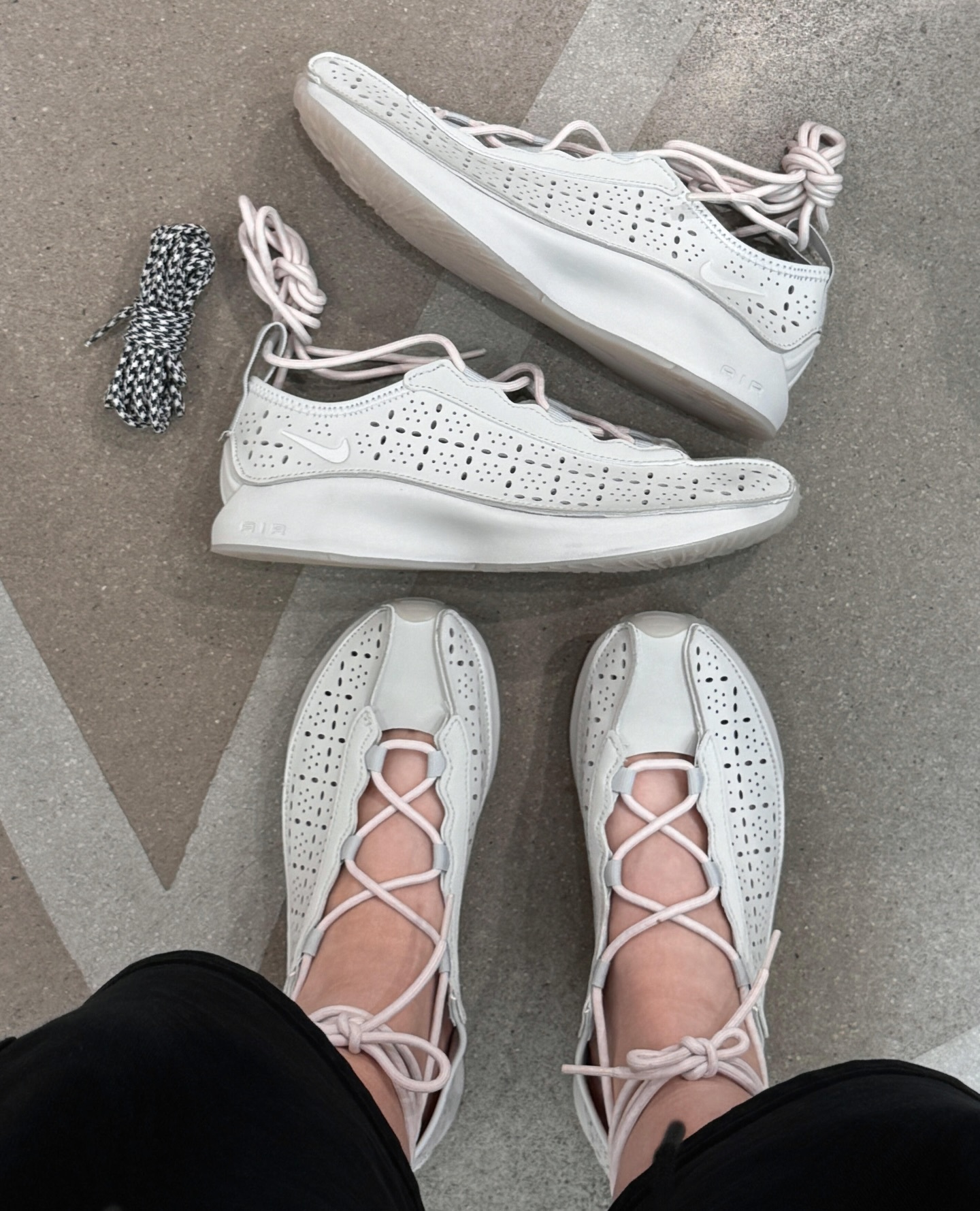 Nike Air Superfly FMME 奶油白 雕花 白色 芭蕾 薄底 復古鞋 IR5684-078