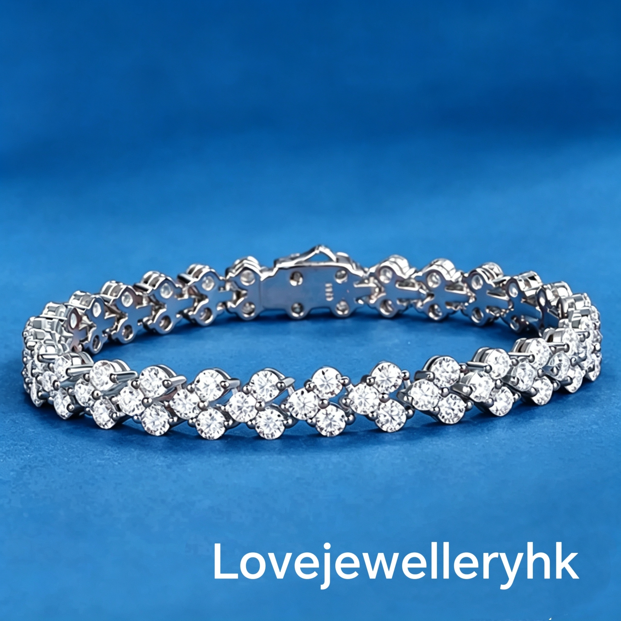 9卡莫桑鑽手鏈 B9C009