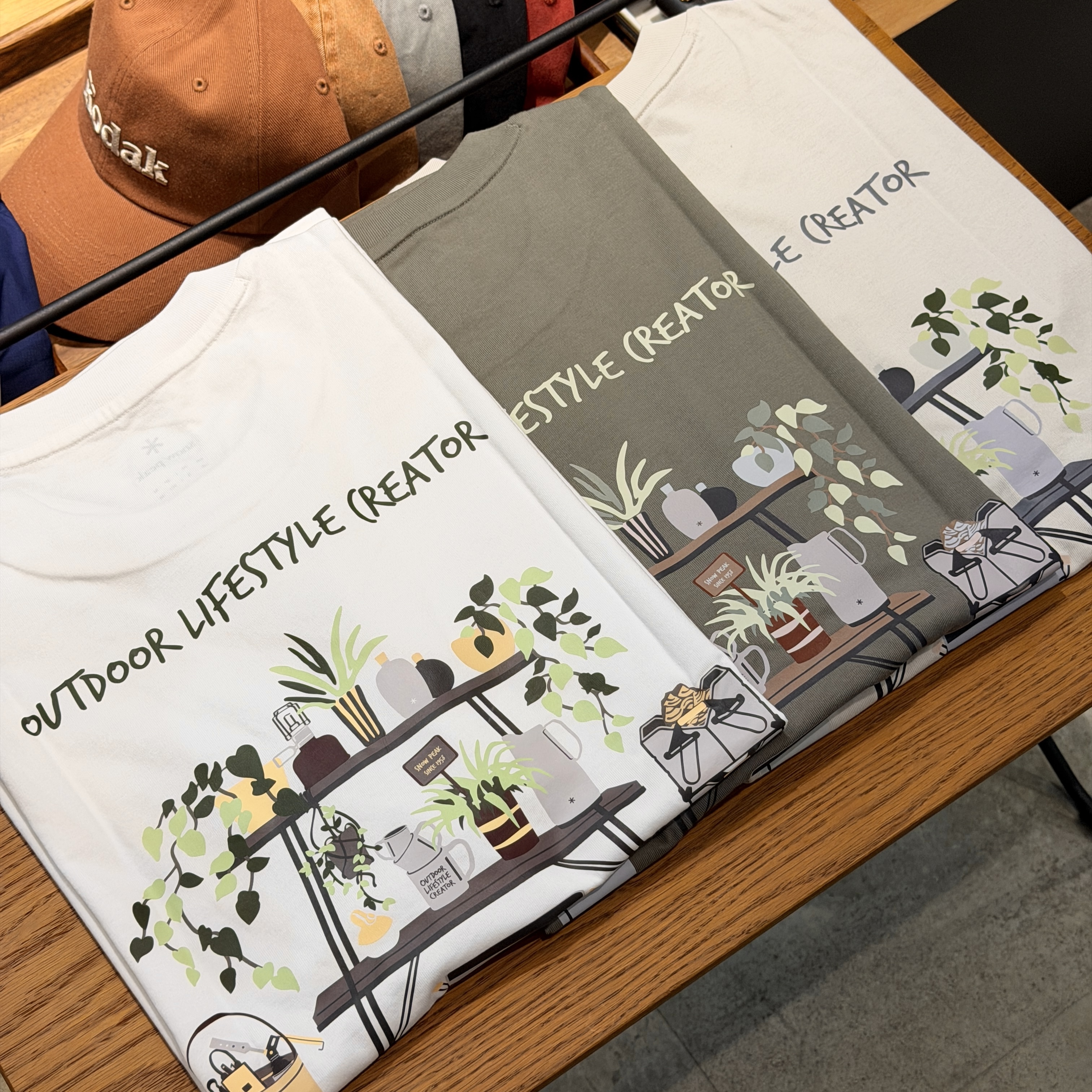 【現貨】Snow Peak Cotton Botanic Graphic Short Sleeve T-shirt  植物擺設圖樣 短tee S26MUFTS60