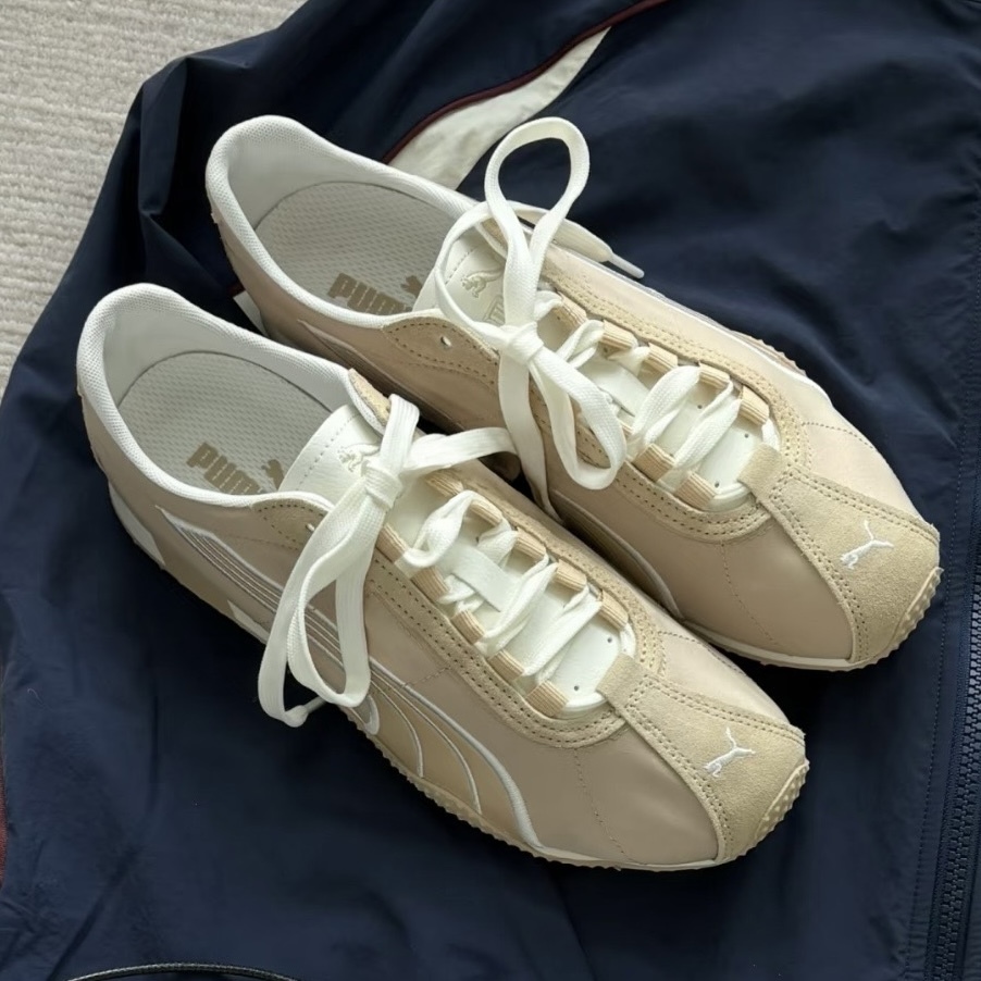 PUMA H-STREET 奶茶色 松砂色 米色 白色滾邊 張凌赫代言同款 男女鞋 408612-01 / 預購