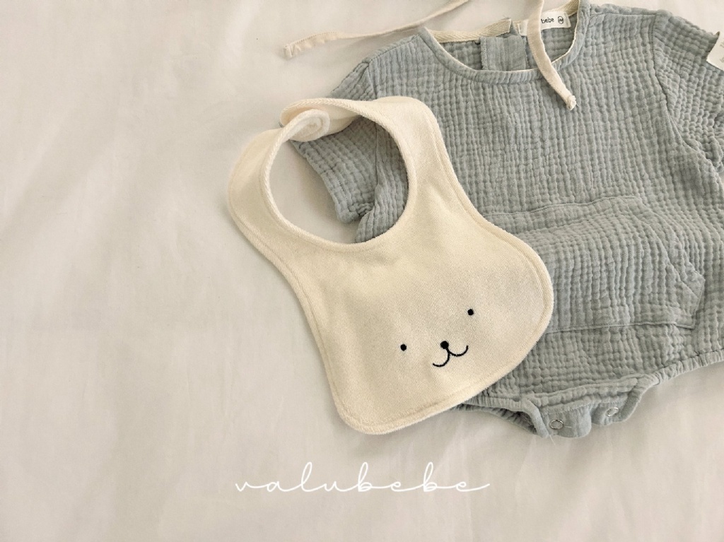 正韓夏valubebe 嫩嬰兔兔熊熊圍兜