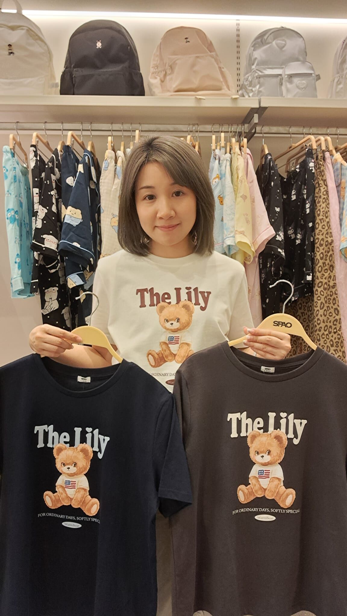 韓國代購 SPAO 新款小熊女裝短袖SP0320