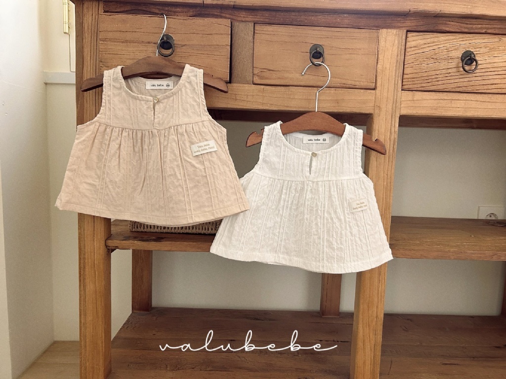 正韓夏valu_bebe 嫩嬰愛心釦無袖背心