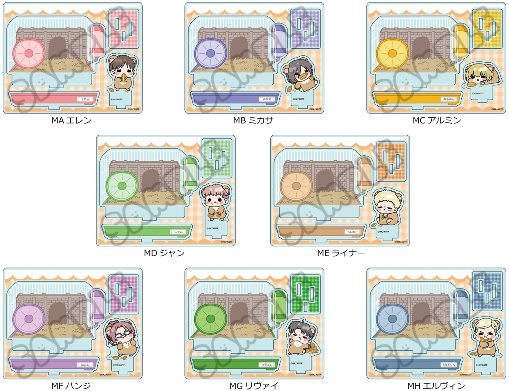 「ACG.GO」「預購」《進擊的巨人》1-3季 壓克力立牌