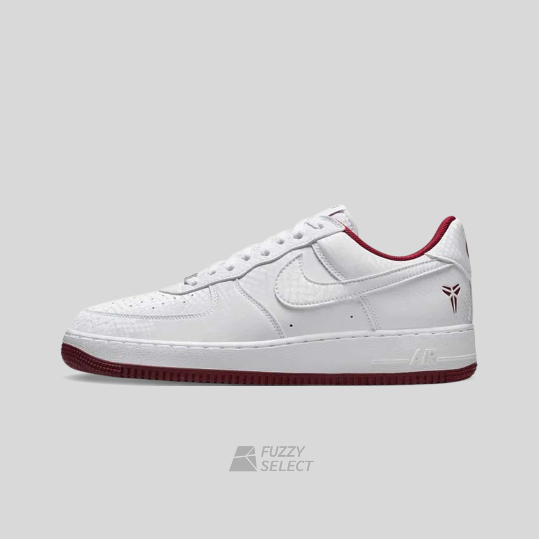 【逢甲 FUZZY】Kobe Bryant x Nike Air Force 1 "Lower Merion Aces White" 白酒紅 IB0018-101