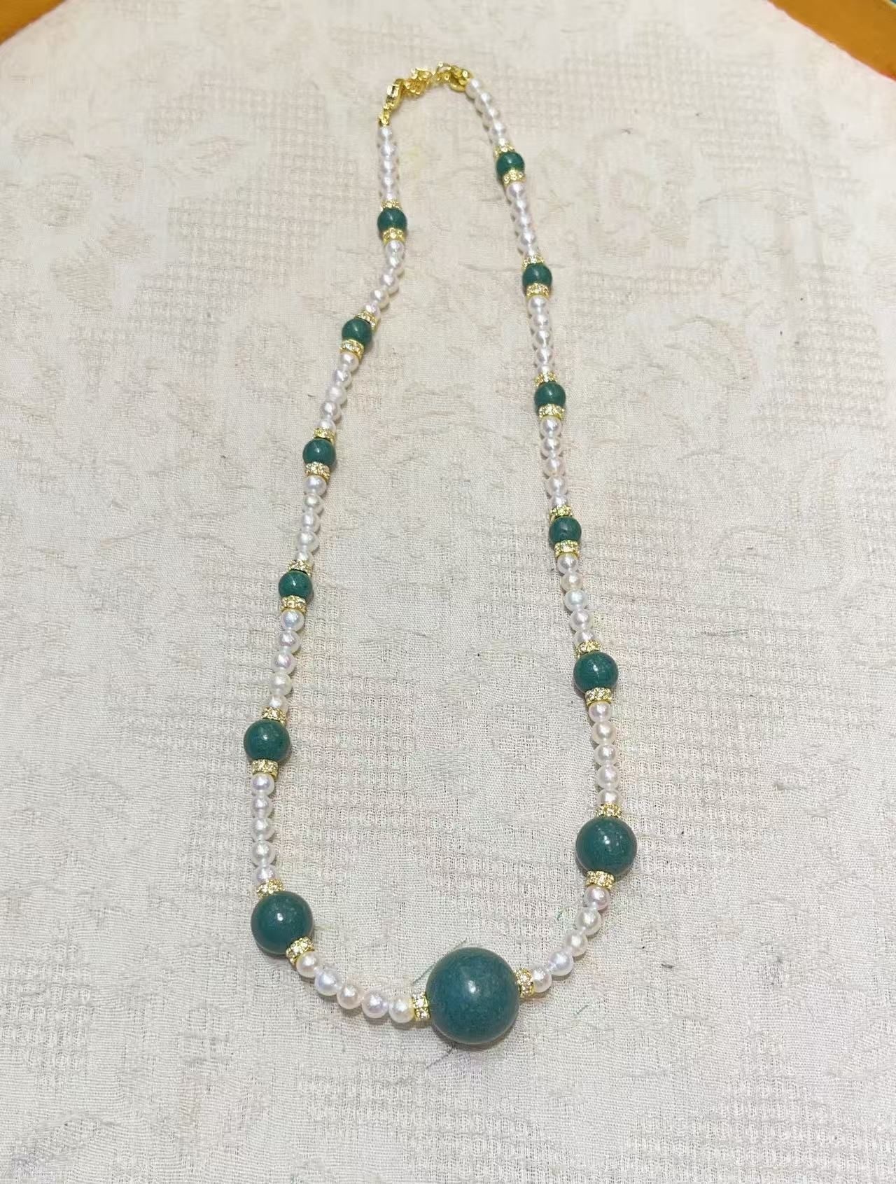 玉芝藍珍珠幼頸鏈 *折實滿$699包順豐智能櫃*164live