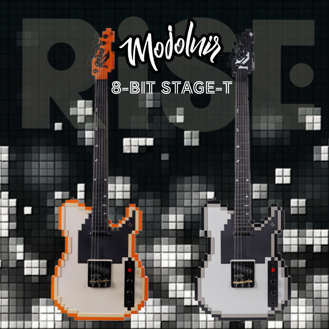 Mojolnir 魔捷尼爾 Stage-T 8bit 像素風 Tele 電吉他 附原廠硬盒
