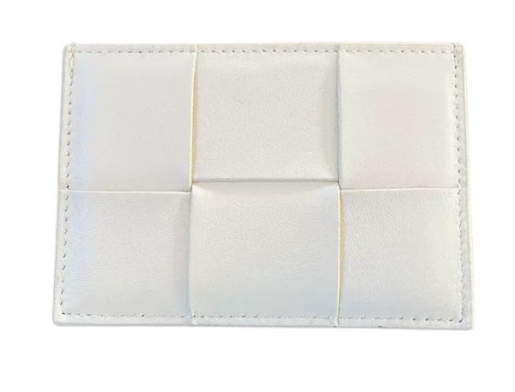 RN260416-K12-PE3B-羊皮-11.5cm(W)*0.5cm(D)*7.5cm(H)-白色-編織卡包