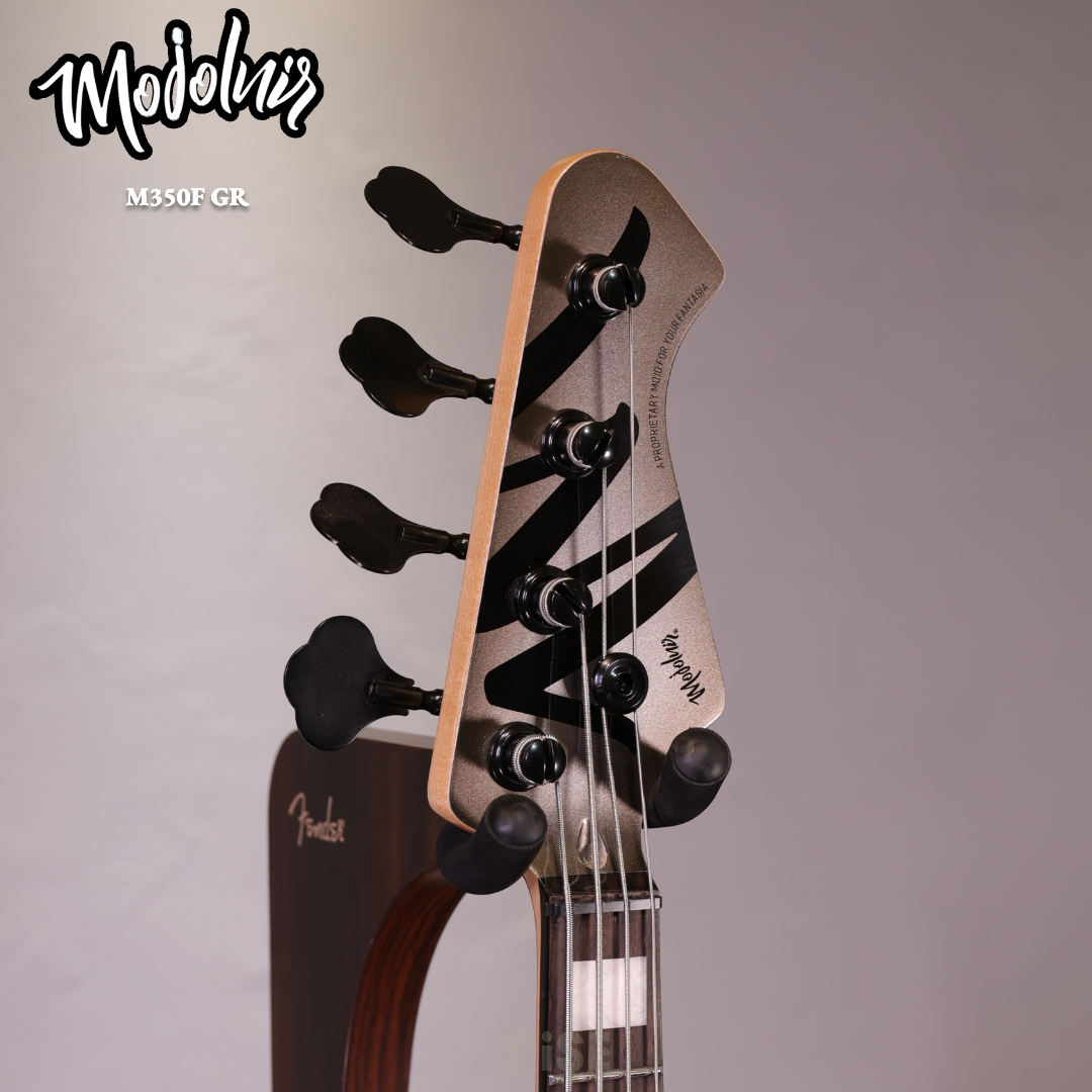Mojolnir 魔捷尼爾 M350F GR 月岩銀灰 電貝斯 Bass 贈琴袋配件組
