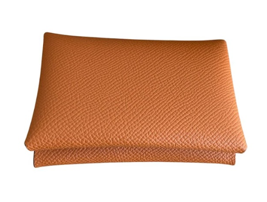 RN260416-K2-PE1B-掌紋牛皮-10cm(W)*5cm(D)*7.5cm(H)-棕色-對摺coin包