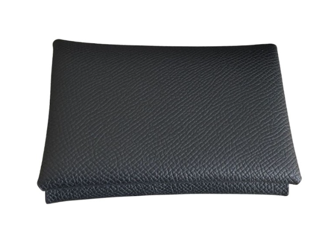 RN260416-K4-PE1D-掌紋牛皮-10cm(W)*5cm(D)*7.5cm(H)-黑色-對摺coin包