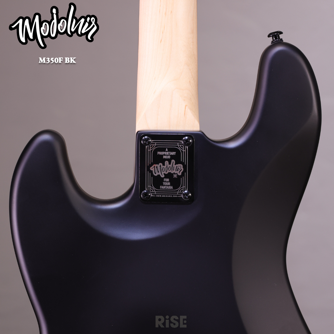 Mojolnir 魔捷尼爾 M350F BK 玄武岩黑 消光 電貝斯 Bass 贈琴袋配件組