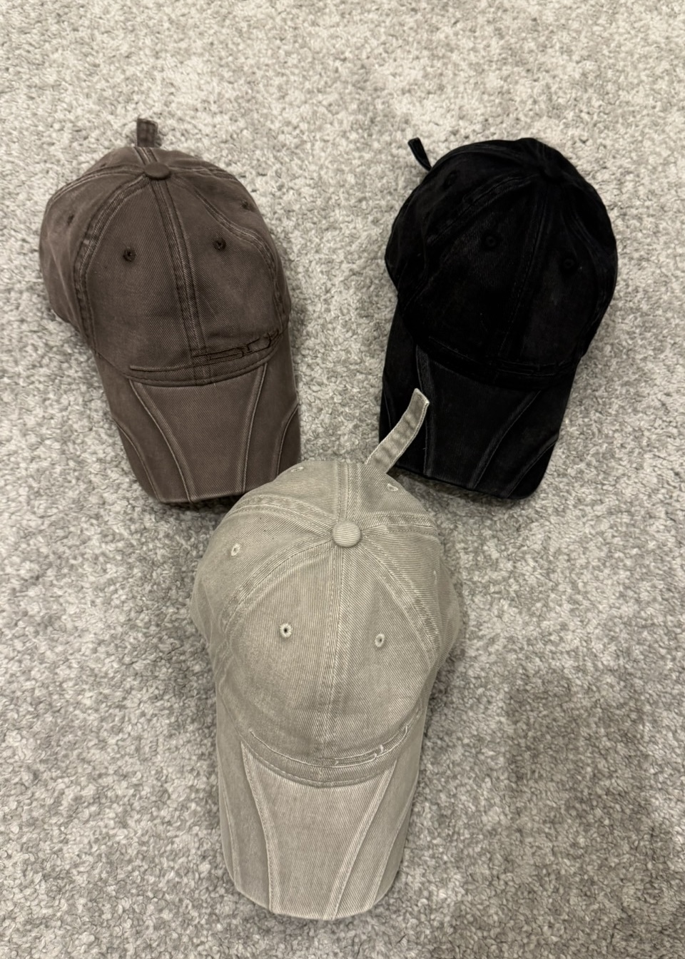 壓線弧線帽簷老帽