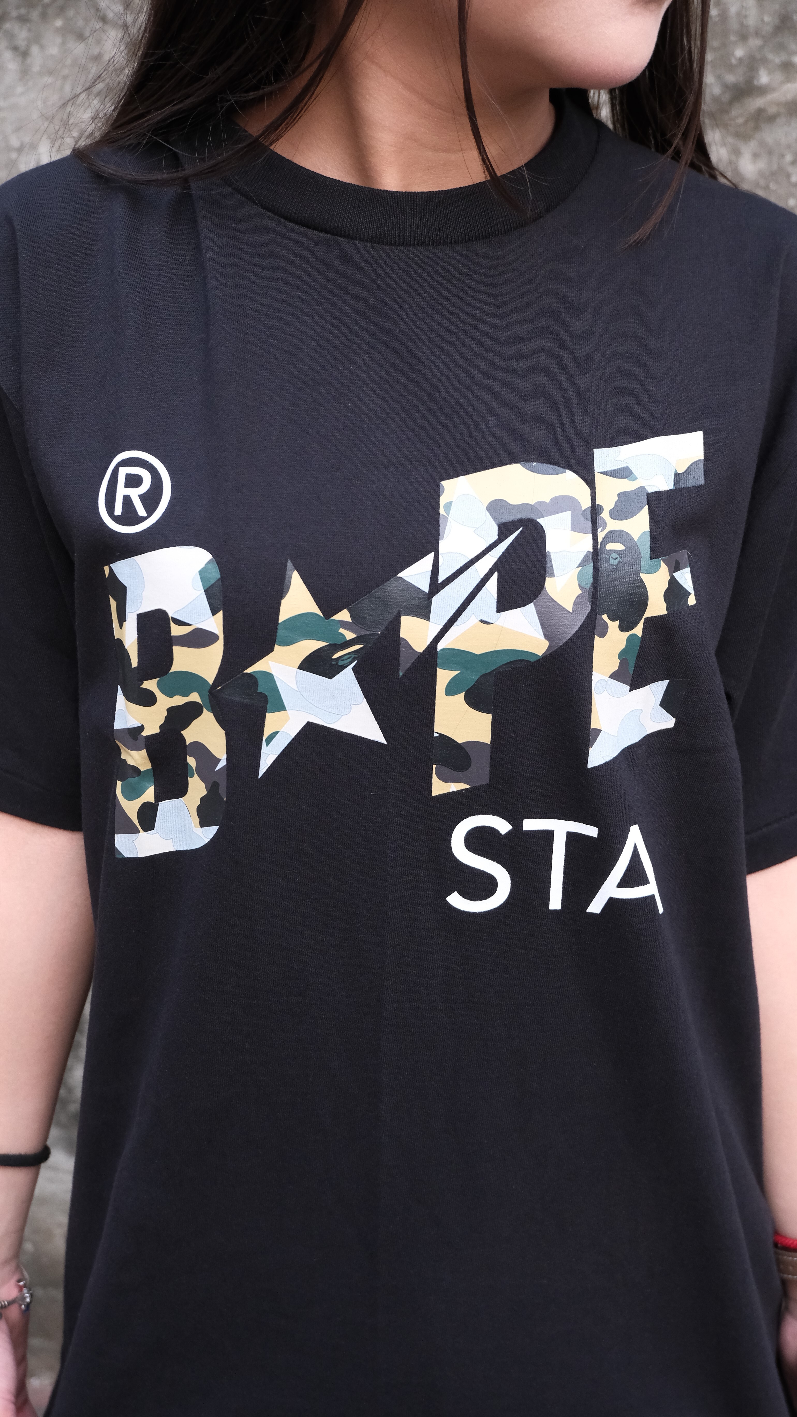 BAPE SS26 STA星星 迷彩 短Tee 1M30110024