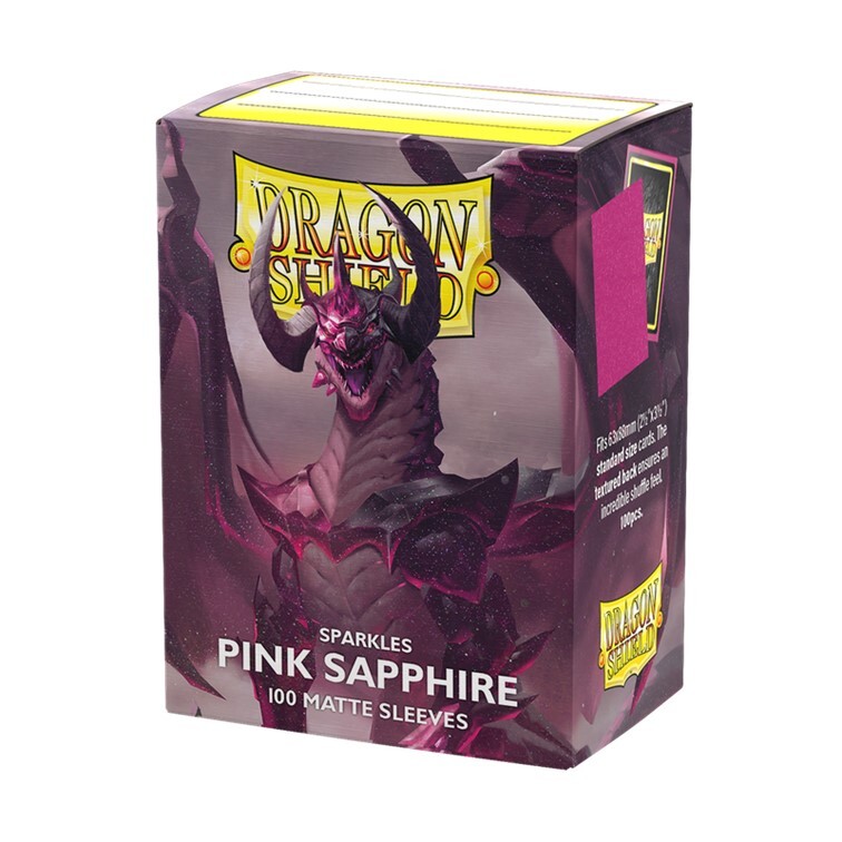 Dragon Shield 100 Matte Sleeve Pink Sapphire (AT-11061)