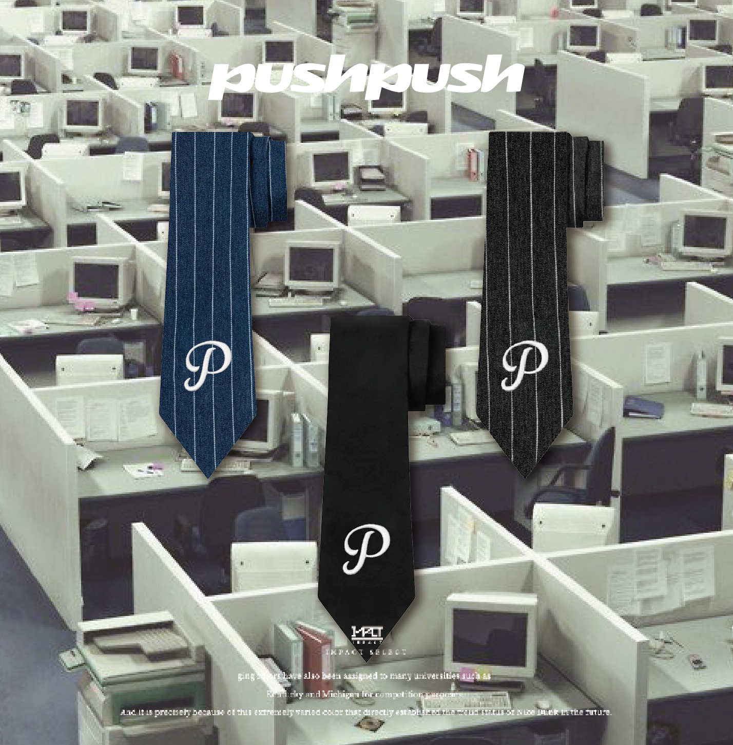 PUSH PUSH PP TIE 領帶 條紋 素色