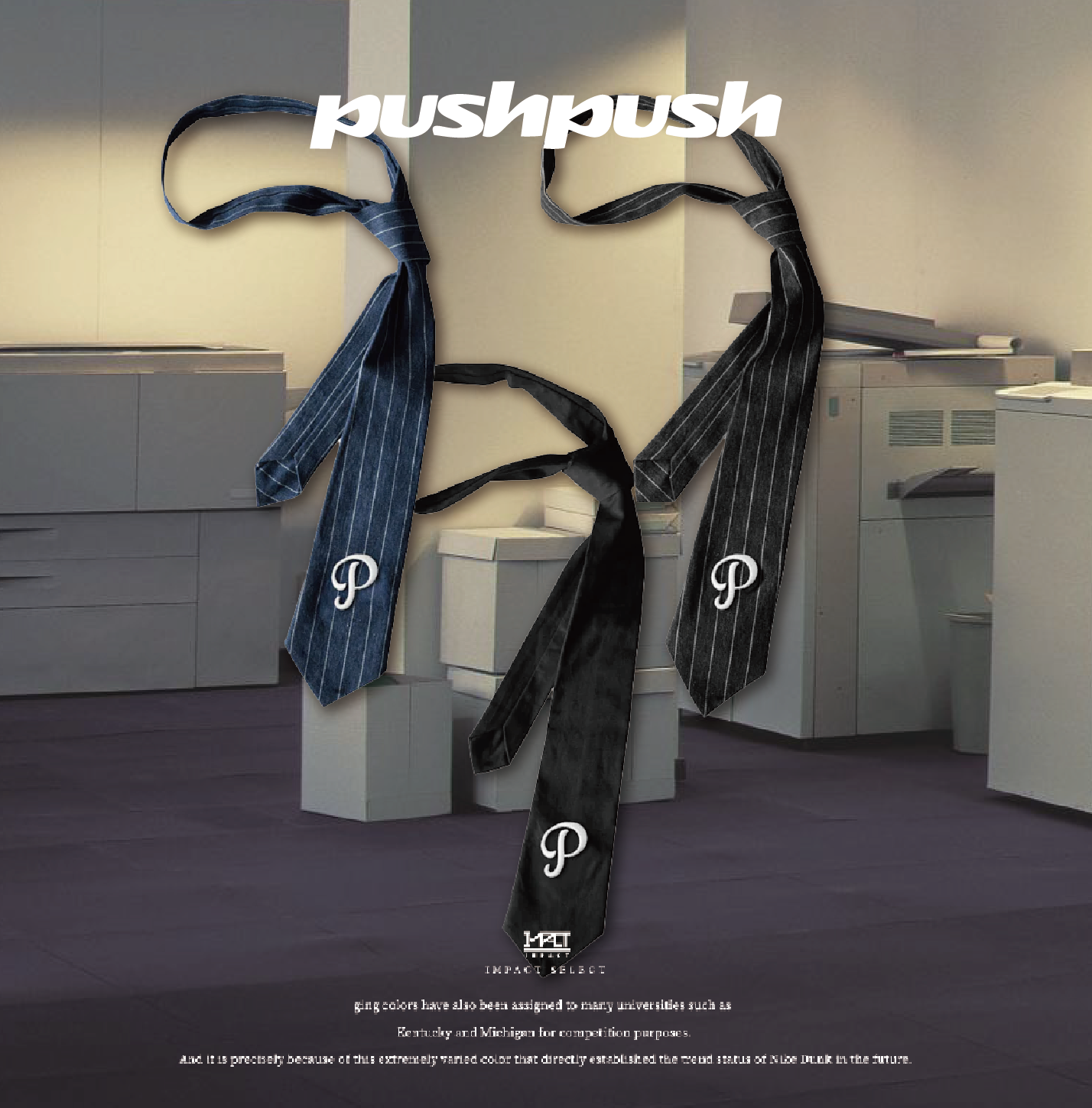 PUSH PUSH PP TIE 領帶 條紋 素色