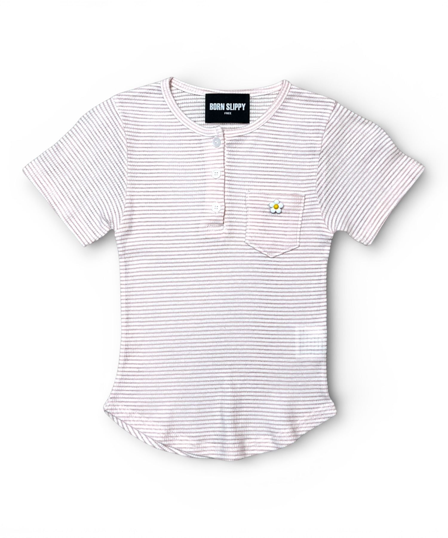 BORN SLIPPY 雛菊短版條紋T恤 DSCST-03