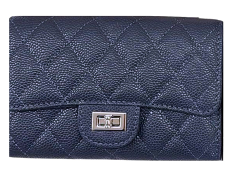 RN260416-K178-PE29A-頭層牛皮-15.5cm(W)*3cm(D)*11cm(H)-寶藍色-3摺銀包(內有拉鍊格,5張卡位)