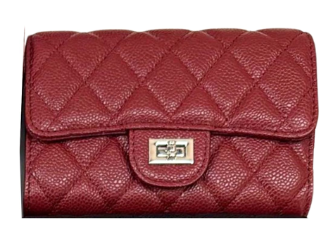 RN260416-K180-PE29C-頭層牛皮-15.5cm(W)*3cm(D)*11cm(H)-紅色-3摺銀包(內有拉鍊格,5張卡位)