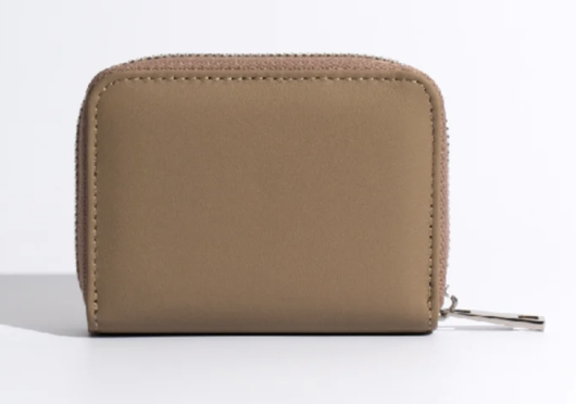 RN260416-K166-PW1B-頭層牛皮-11cm(W)*2.5cm(D)*8.5cm(H)-卡其-卡包(10卡位,有coin袋)