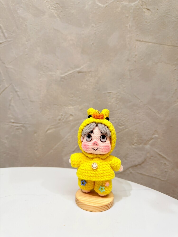 動物變裝小小醜娃吊飾-5號『約9-11cm』