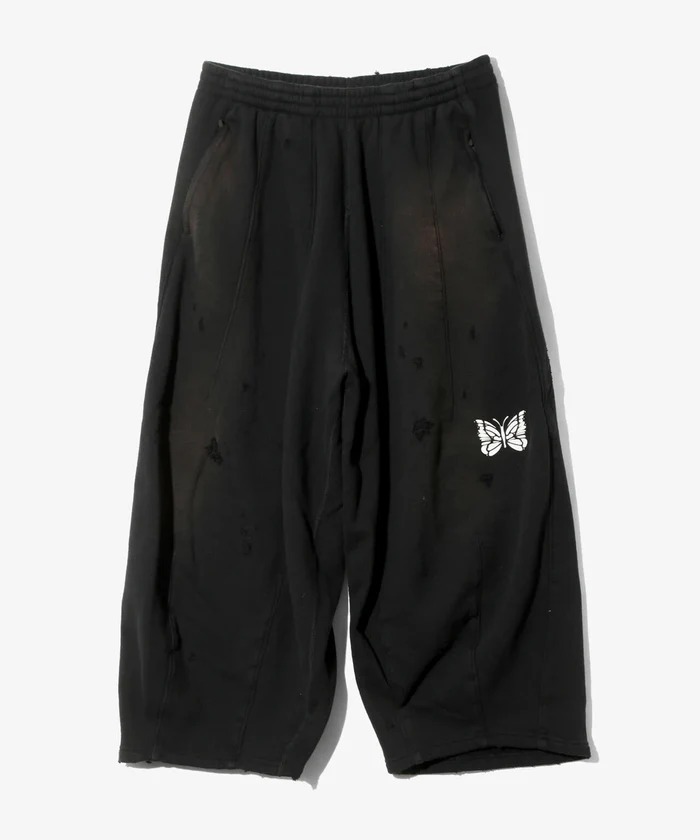 現貨|Needles DECONSTRUCTED H.D. SWEAT PANT BLACK