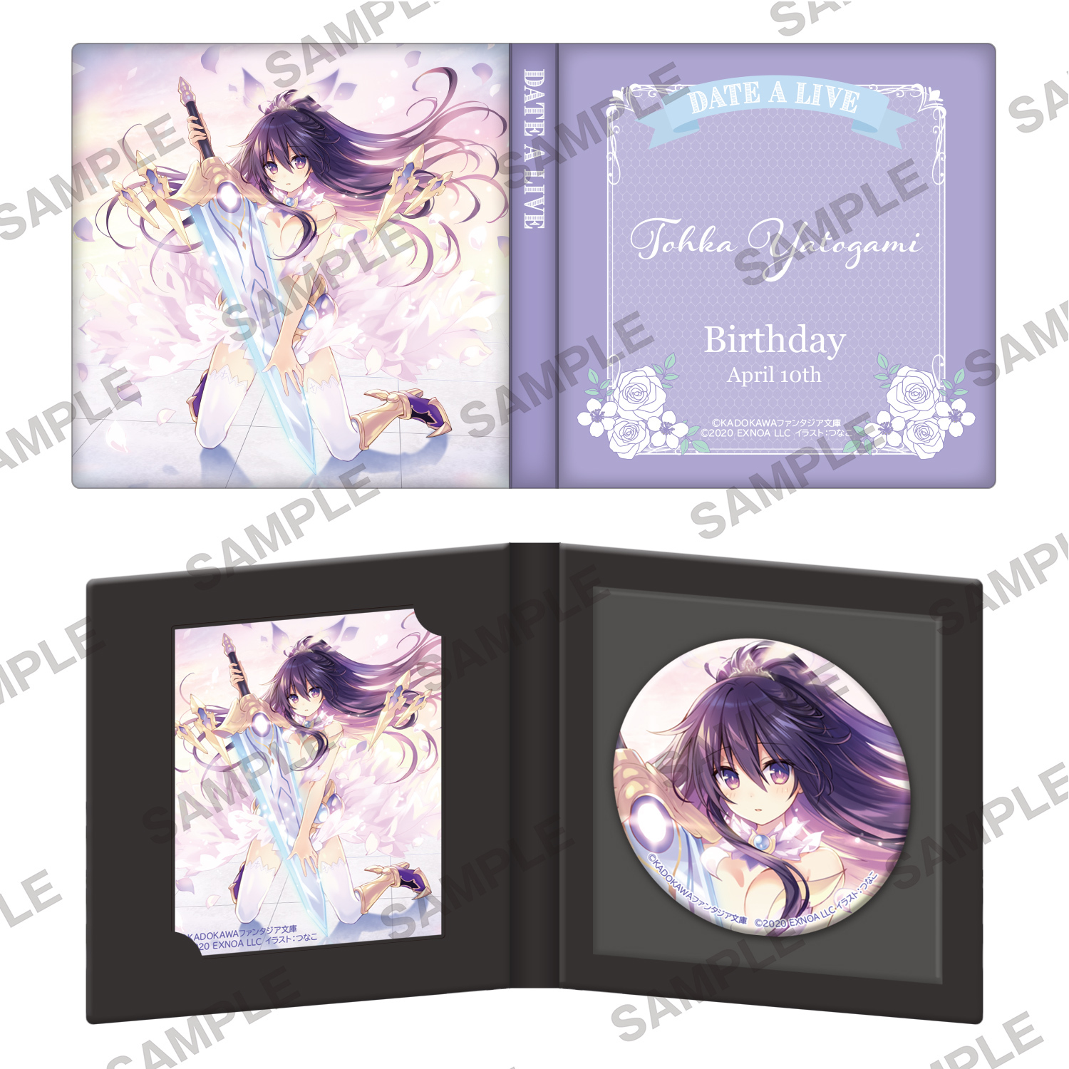 「ACG.GO」「預購」《約會大作戰》十香生日 2026 襟章&壓克力卡套裝