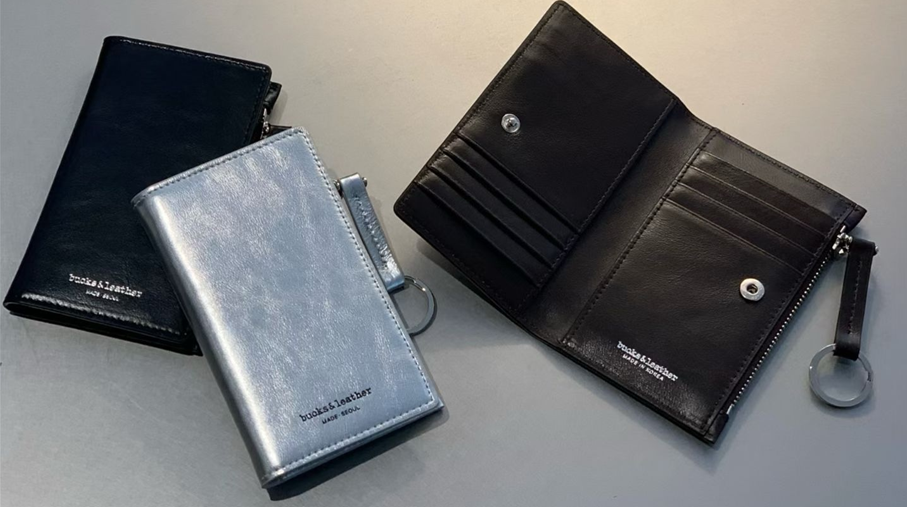 YE066 bucks&leather Cover Card Wallet *長13 x 高7.5cm*