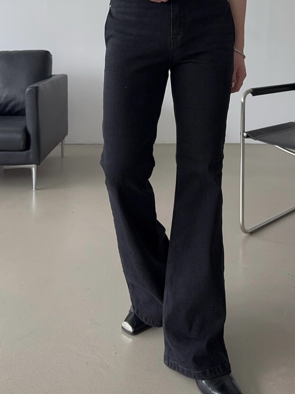 Dusk Cell Flare 靴型修身彈性牛仔褲