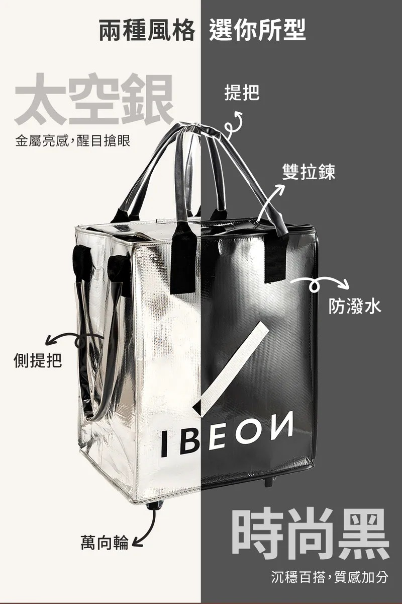 IBEON 輕奢行旅袋|出行更有型|一個抵多袋|手提、側背、拖行自由切換 【10/19 截單，預計 :10月尾至11月中發貨】