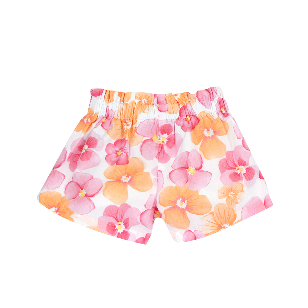 陽光花語-滿版大花朵短褲