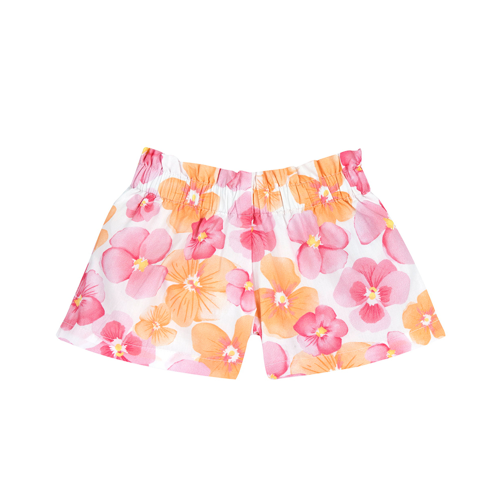 陽光花語-滿版大花朵短褲