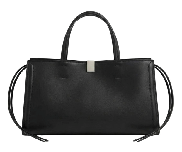 RN260416-K37-PA2B-頭層牛皮-39.5cm(W)*10cm(D)*20cm(H)-黑色-方形Boston 流蘇包(手挽/腋下) 送 絲巾*1條(款式隨機)