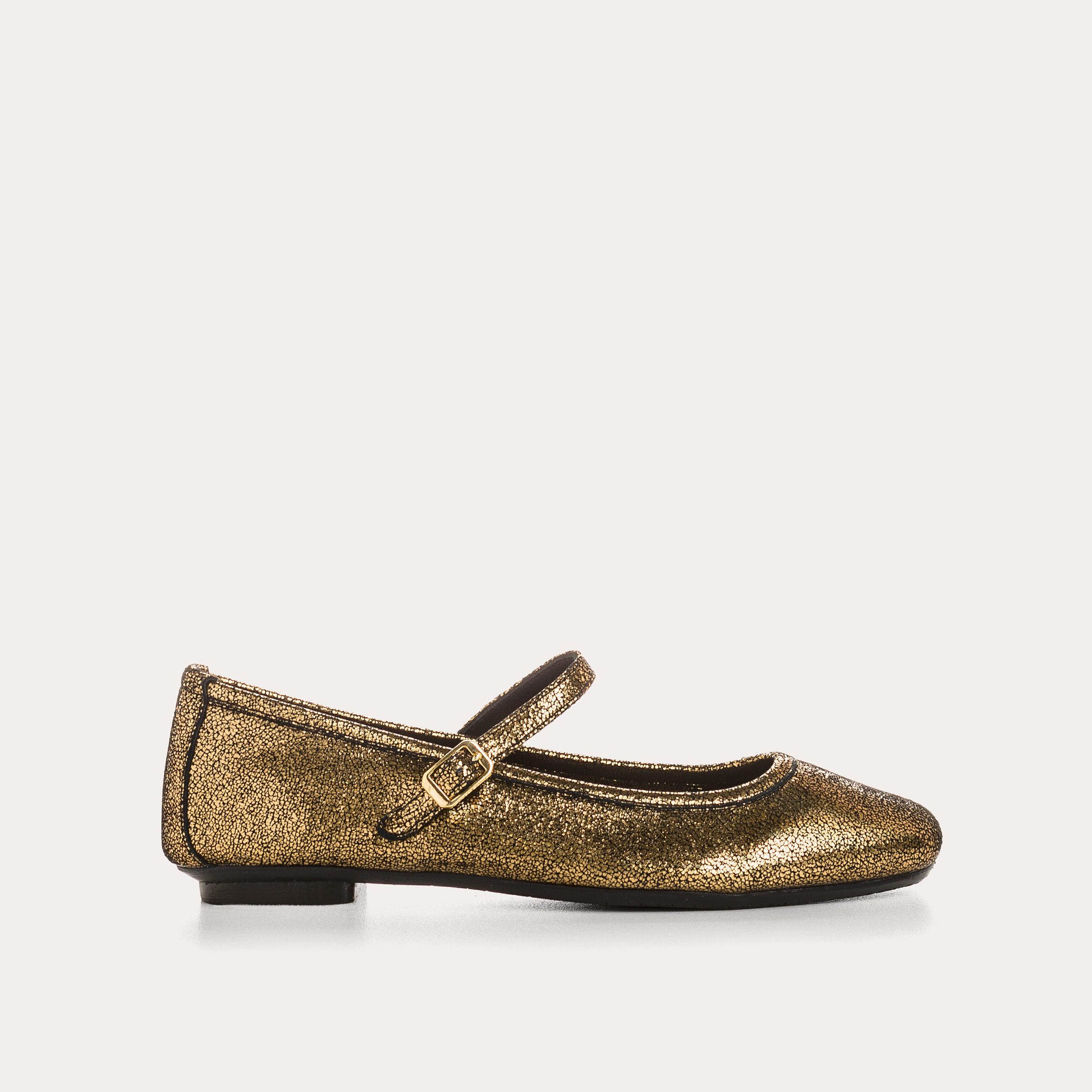 1RQ0416-141 [REQINS] Ballerines Honor Crack Gold #TT-10877 (EU)