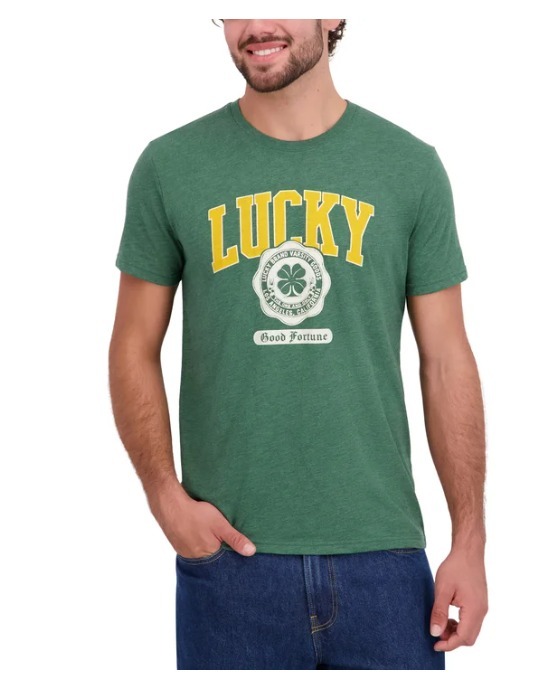 OBS431 Lucky Brand Men's Graphic Tee